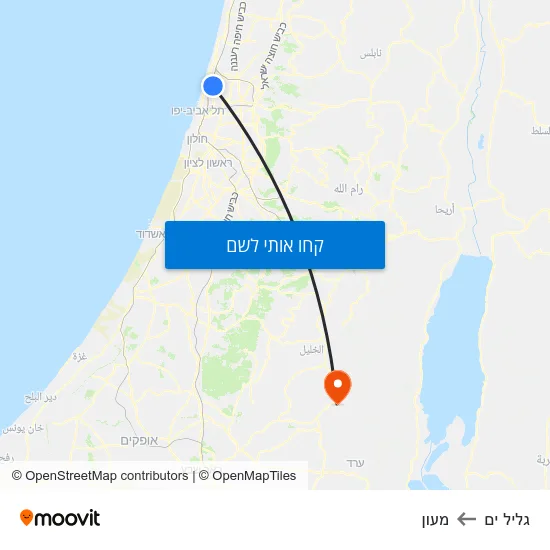 מפת גליל ים למעון