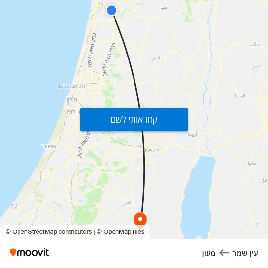 מפת עין שמר למעון