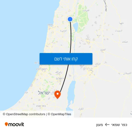 מפת כפר שמאי למעון