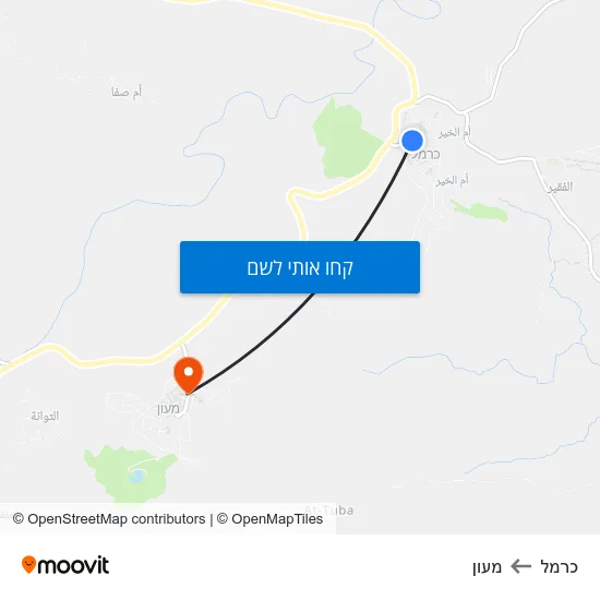 מפת כרמל למעון