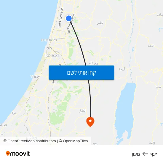 מפת יעף למעון