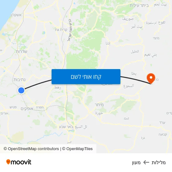 מפת מלילות למעון