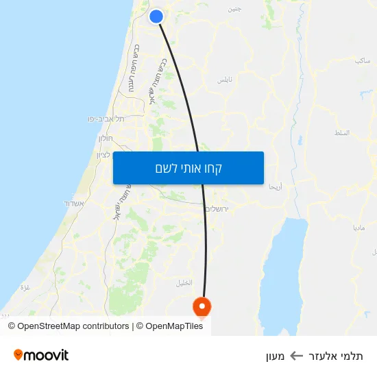 מפת תלמי אלעזר למעון