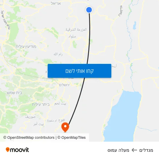 מפת מגדלים למעלה עמוס