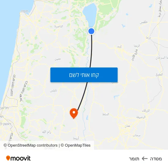 מפת מסדה לתומר