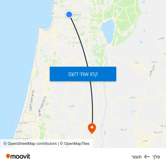 מפת פלך לתומר
