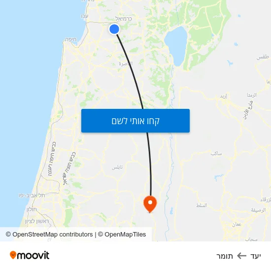 מפת יעד לתומר