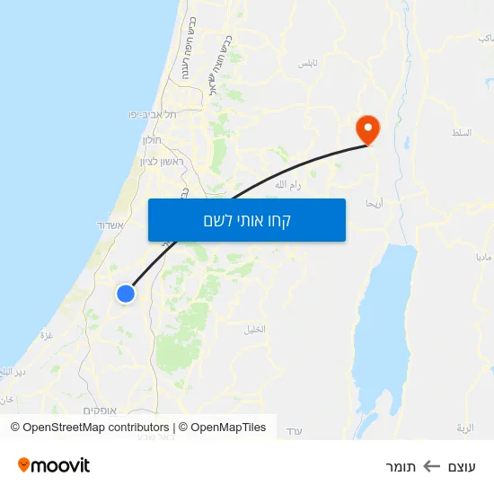 מפת עוצם לתומר