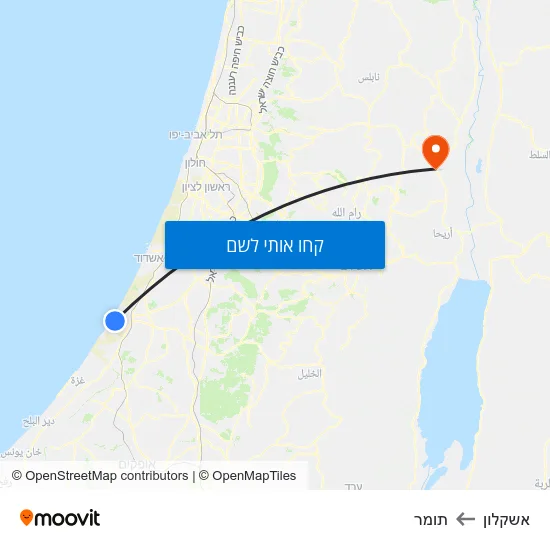 מפת אשקלון לתומר