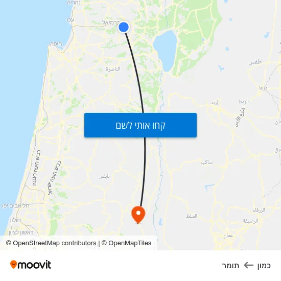 מפת כמון לתומר