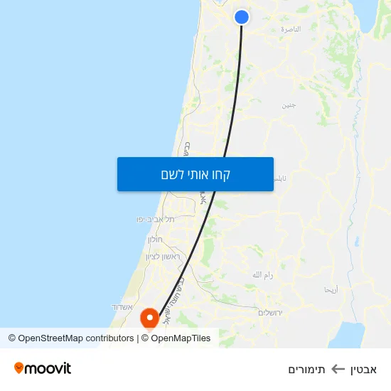 מפת אבטין לתימורים