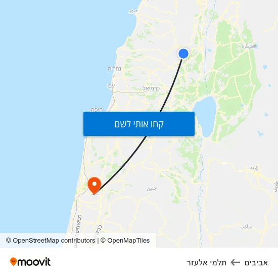 מפת אביבים לתלמי אלעזר