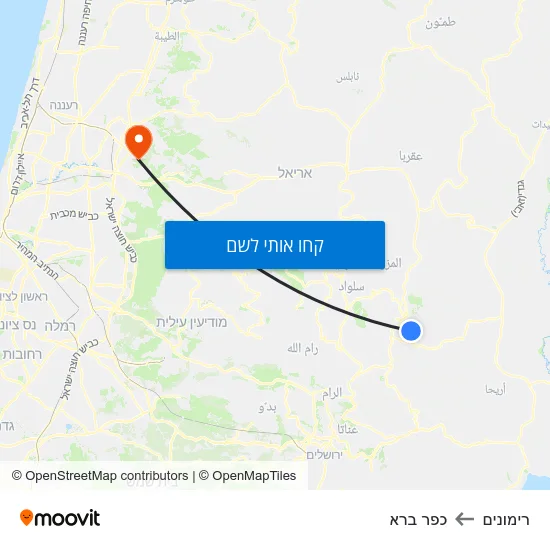 מפת רימונים לכפר ברא