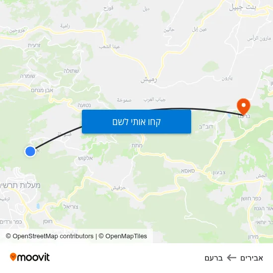 מפת אבירים לברעם