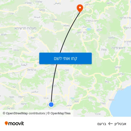 מפת אבטליון לברעם