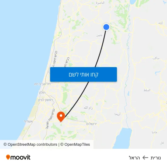 מפת נורית להראל