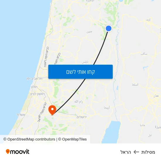 מפת מסילות להראל