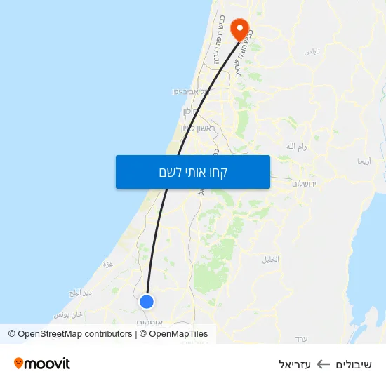 מפת שיבולים לעזריאל