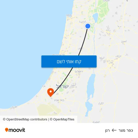 מפת כפר מצר לרנן