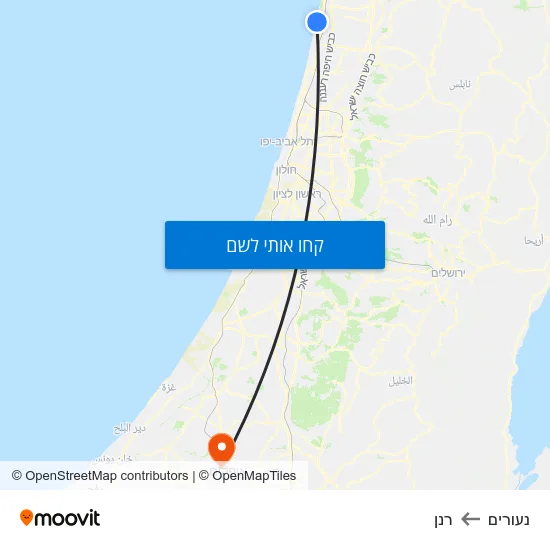 מפת נעורים לרנן