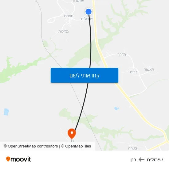 מפת שיבולים לרנן