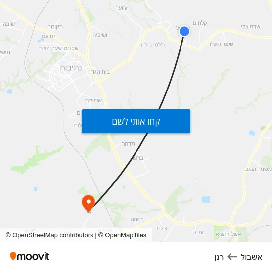 מפת אשבול לרנן