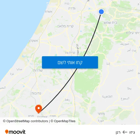 מפת גיזו לרנן