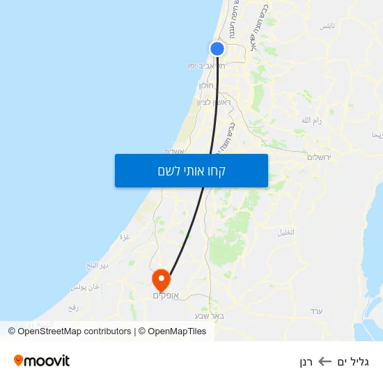מפת גליל ים לרנן