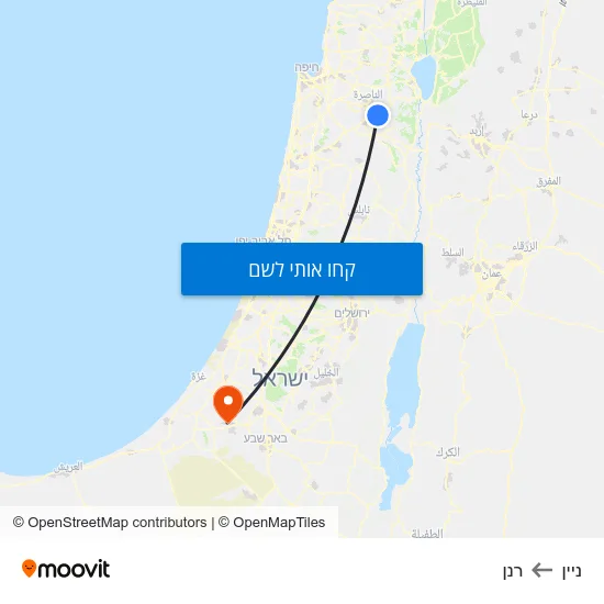 מפת ניין לרנן