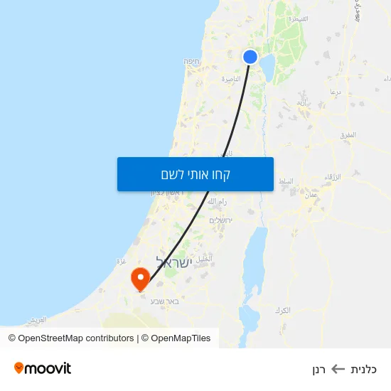 מפת כלנית לרנן