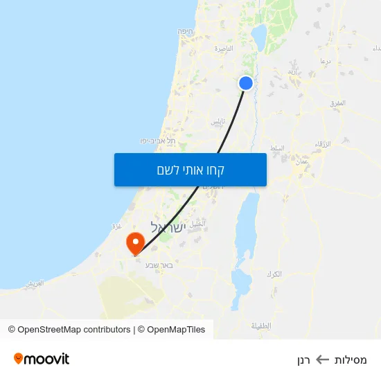מפת מסילות לרנן