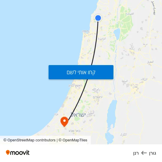 מפת גורן לרנן