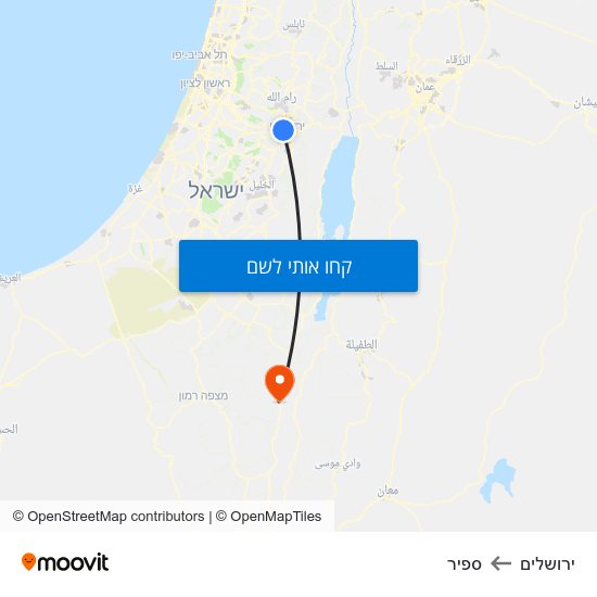 מפת ירושלים לספיר