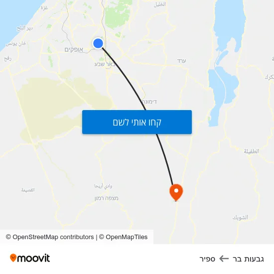 מפת גבעות בר לספיר