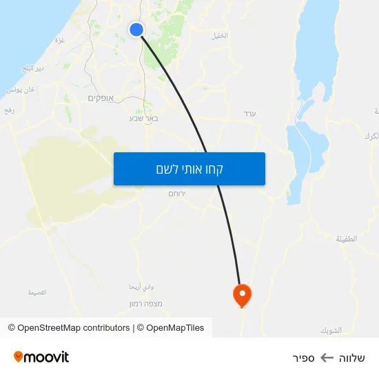 מפת שלווה לספיר