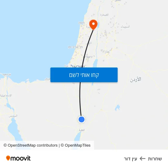 מפת שחרות לעין דור