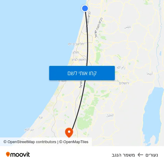 מפת נעורים למשמר הנגב