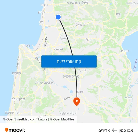 מפת אבו סנאן לאדירים