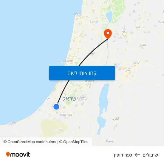 מפת שיבולים לכפר רופין