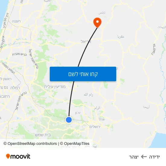 מפת ידידה ליצהר