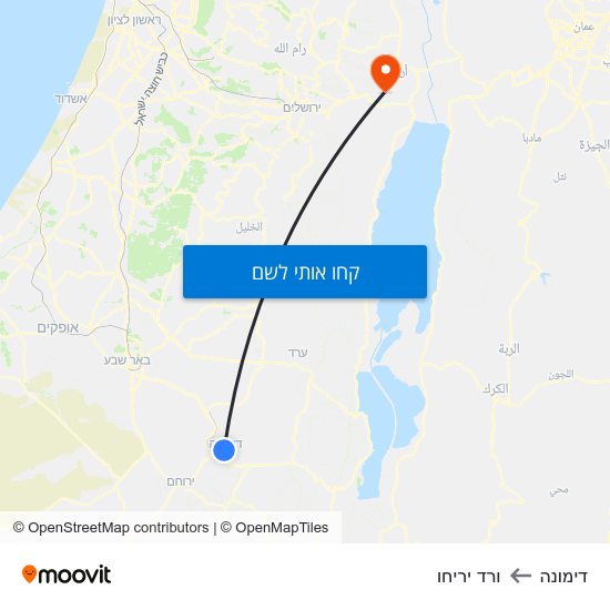 מפת דימונה לורד יריחו