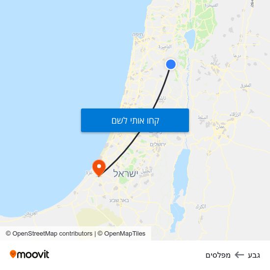 מפת גבע למפלסים