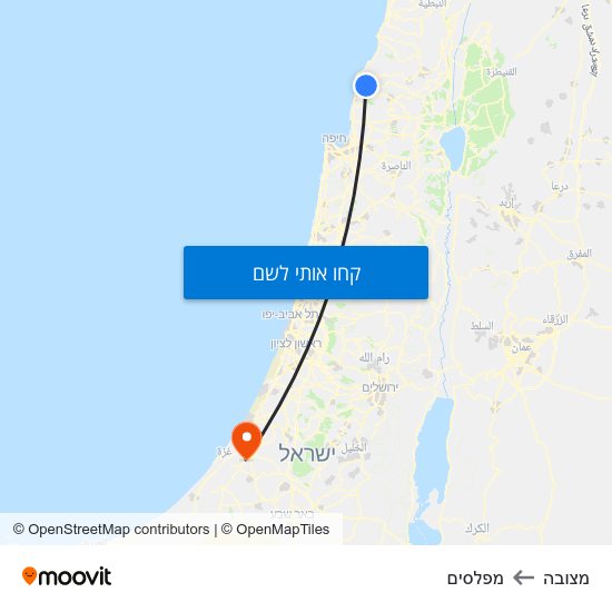 מפת מצובה למפלסים