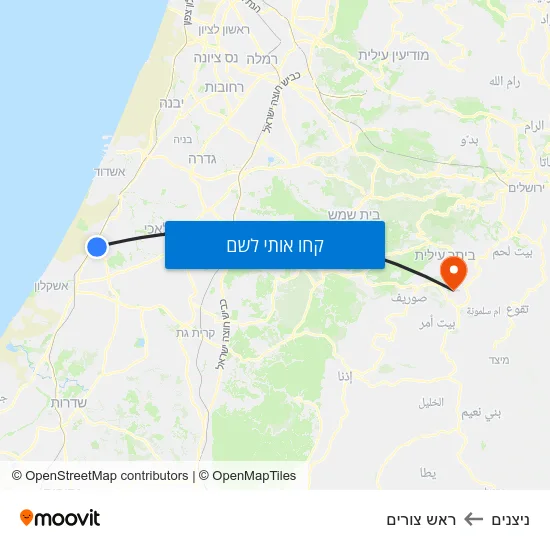 מפת ניצנים לראש צורים