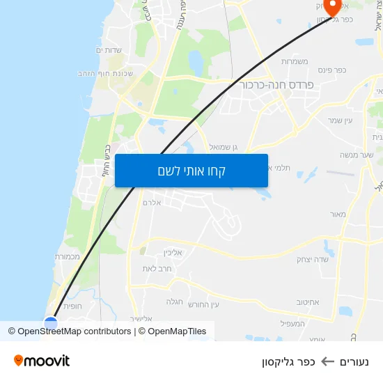 מפת נעורים לכפר גליקסון