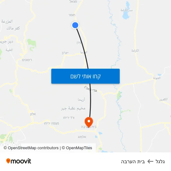 מפת גלגל לבית הערבה