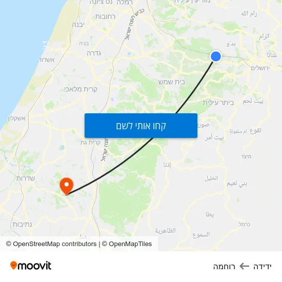 מפת ידידה לרוחמה