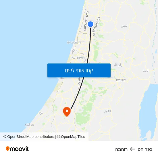 מפת כפר הס לרוחמה