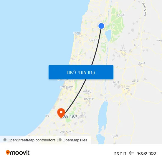 מפת כפר שמאי לרוחמה