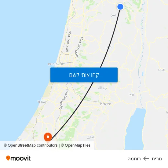 מפת נורית לרוחמה